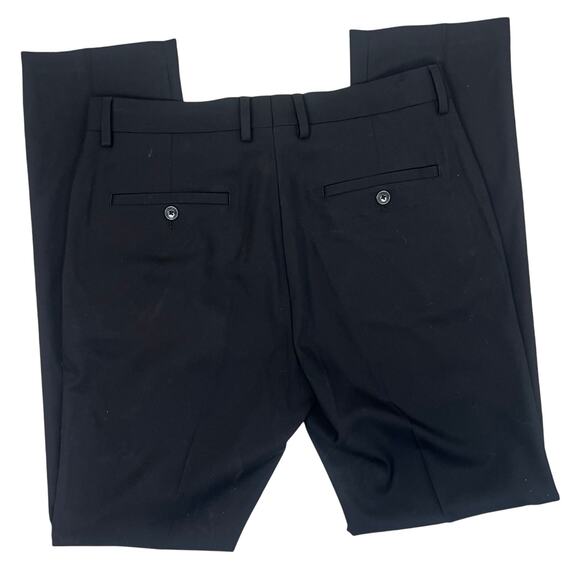 Kenneth Cole Reaction dress pant mens 32x32 NWT Black Stretch Slim Fit flex band - Picture 1 of 10